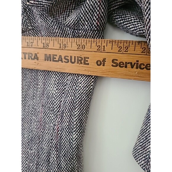 Mark Shale Harris Tweed 100% Wool 2 Button Blazer Sport Coat Jacket Vintage 38S - Picture 7 of 10